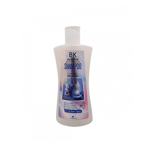 شامپو تقویت کننده مو بی کی مدل KERATIN حجم 300 میلی لیتر